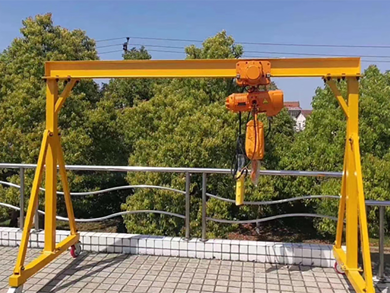 Factory mobile gantry display